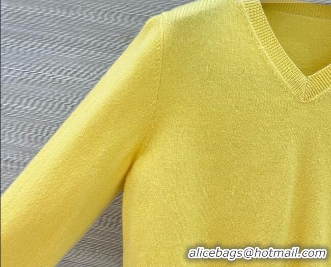 Well Crafted Miu Miu Wool Sweater M090723 Yellow 2026