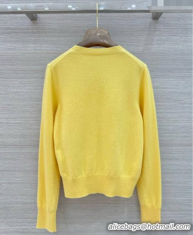 Well Crafted Miu Miu Wool Sweater M090723 Yellow 2026