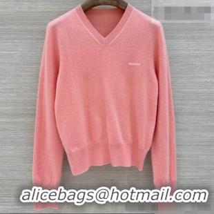 Buy Cheapest Miu Miu Wool Sweater M090724 Pink 2026
