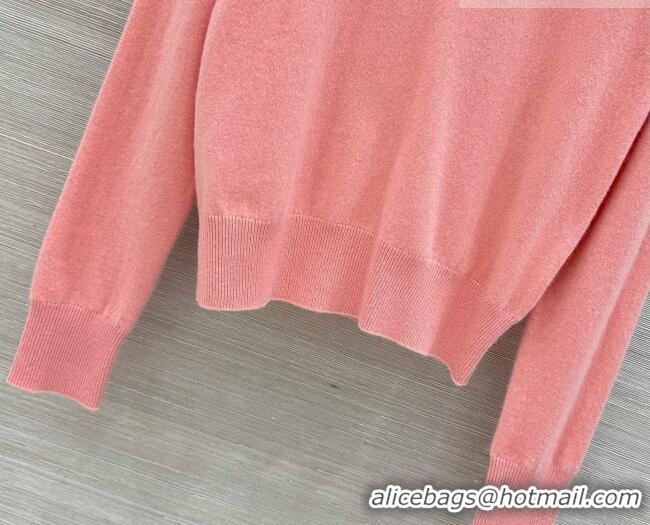 Buy Cheapest Miu Miu Wool Sweater M090724 Pink 2026