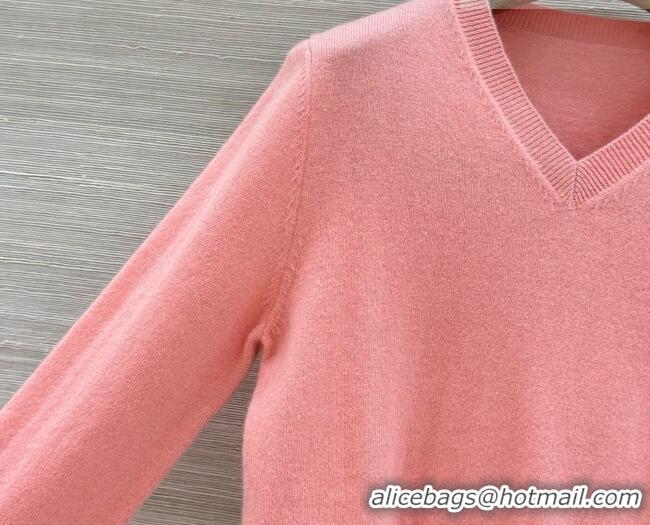 Buy Cheapest Miu Miu Wool Sweater M090724 Pink 2026