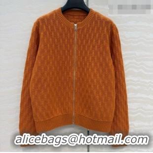 Good Taste Prada Cashmere Zipped Cardigan P090715 Orange 2026