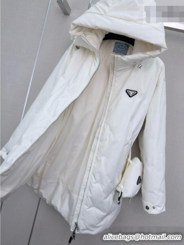 Reasonable Price Prada Down Jacket P090733 White 2026