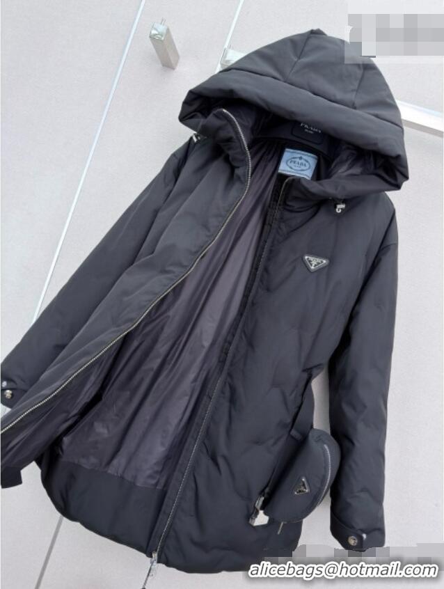 Top Grade Prada Down Jacket P090734 Black 2026
