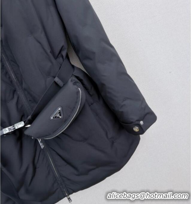 Top Grade Prada Down Jacket P090734 Black 2026