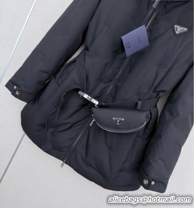 Top Grade Prada Down Jacket P090734 Black 2026