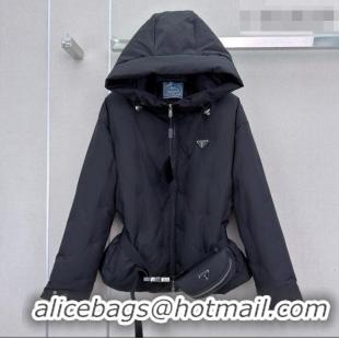 Best Grade Prada Down Jacket P090736 Black 2026