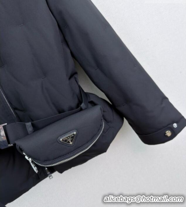 Best Grade Prada Down Jacket P090736 Black 2026