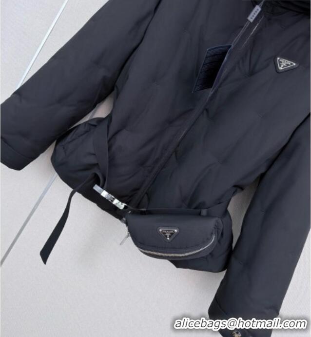 Best Grade Prada Down Jacket P090736 Black 2026