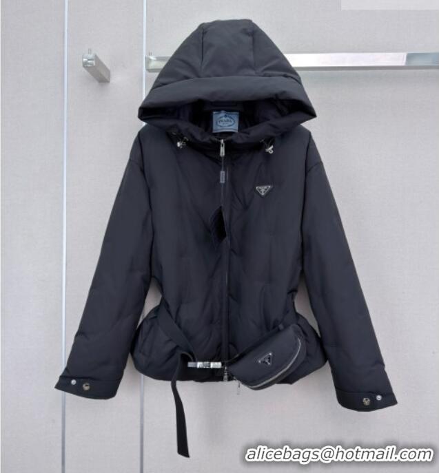 Best Grade Prada Down Jacket P090736 Black 2026