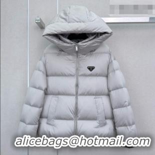 Promotional Prada Down Jacket P090737 Grey 2026
