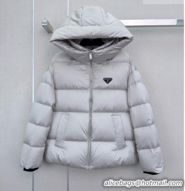 Promotional Prada Down Jacket P090737 Grey 2026