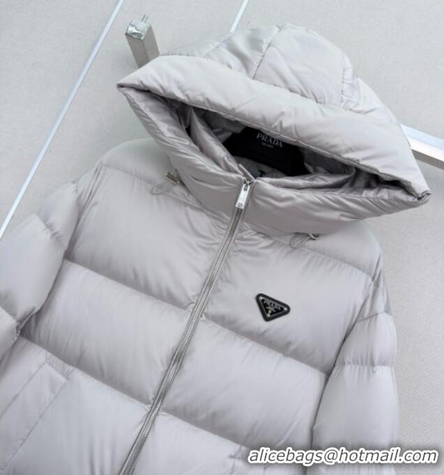 Promotional Prada Down Jacket P090737 Grey 2026