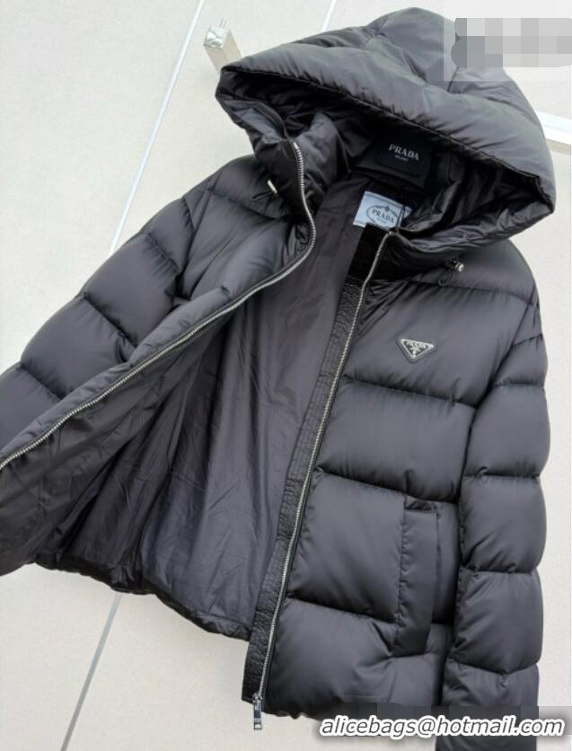 Reasonable Price Prada Down Jacket P090738 Black 2026