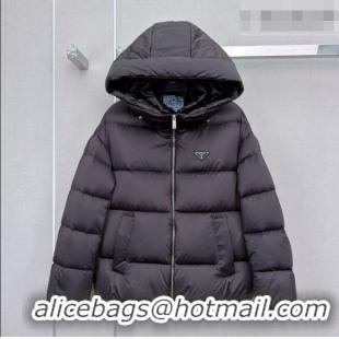 Top Design Prada Down Jacket P090739 Dark Brown 2026