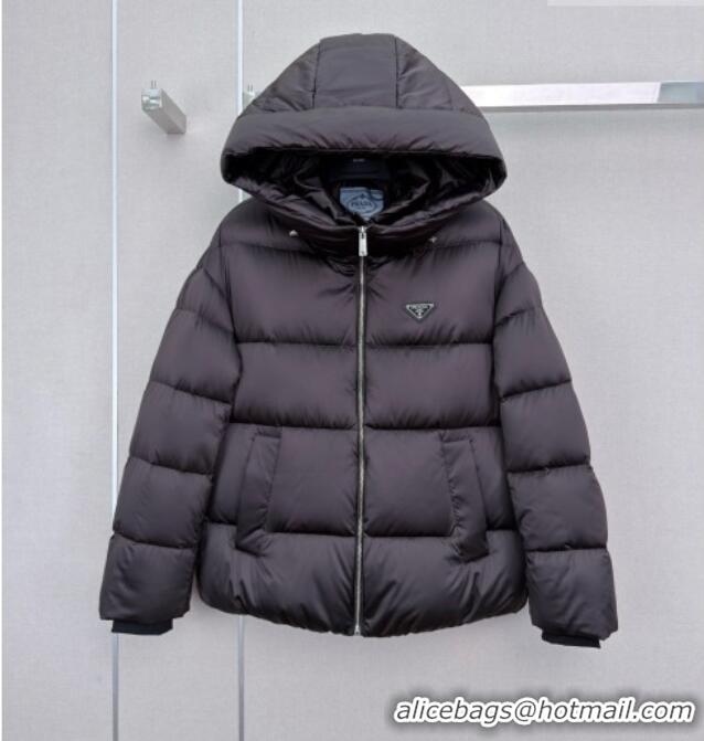 Top Design Prada Down Jacket P090739 Dark Brown 2026