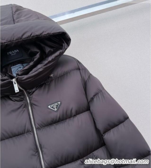 Top Design Prada Down Jacket P090739 Dark Brown 2026