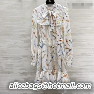 New Design Discount Burberry Dress B090806 White 2026