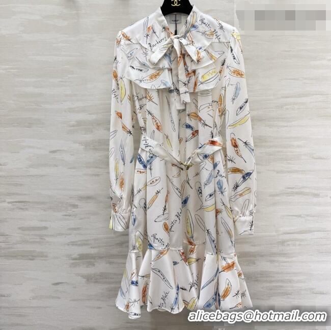 New Design Discount Burberry Dress B090806 White 2026