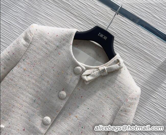 Traditional Discount Dior Tweed Jacket D090807 Beige 2026