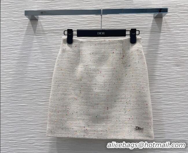 Classic Discount Dior Tweed Skirt D090809 Beige 2026