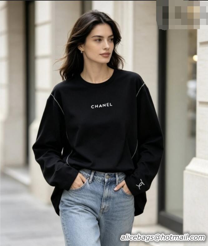 Buy Fashionable Chanel Top CH090760 Black 2026