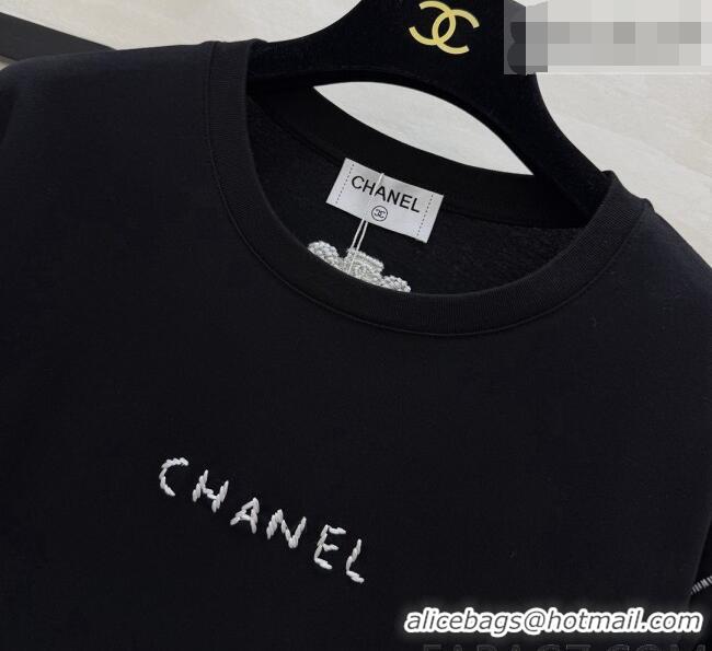 Buy Fashionable Chanel Top CH090760 Black 2026
