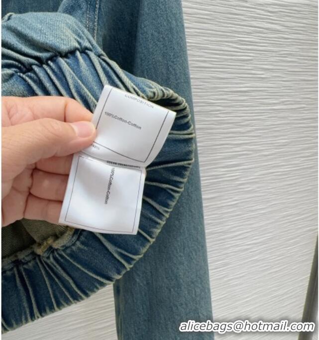 Grade Cheap Chanel Denim Jacket CH090766 Blue 2026