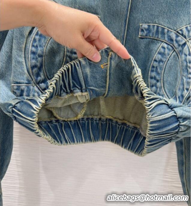 Grade Cheap Chanel Denim Jacket CH090766 Blue 2026