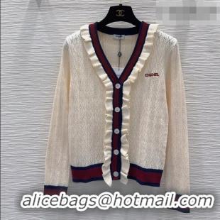 Well Crafted Chanel Wool Cardigan CH090767 Beige 2026