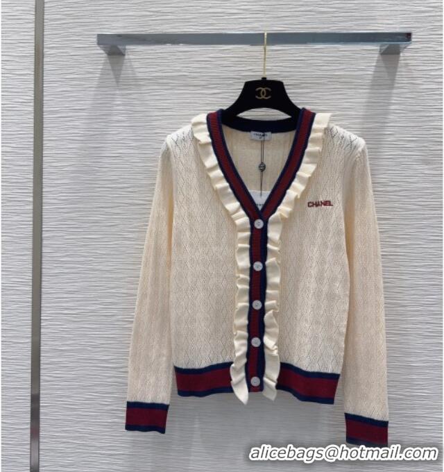 Well Crafted Chanel Wool Cardigan CH090767 Beige 2026