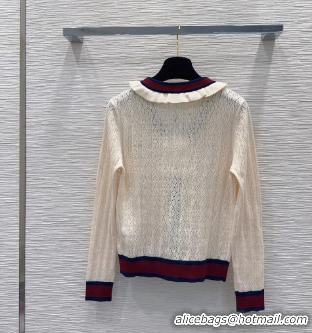 Well Crafted Chanel Wool Cardigan CH090767 Beige 2026