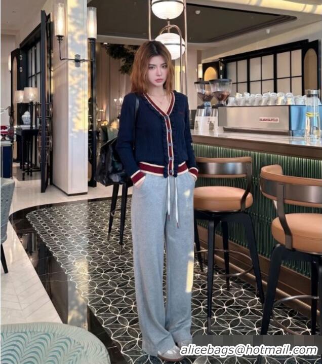 Original Cheap Chanel Wool Cardigan CH090768 Blue 2026