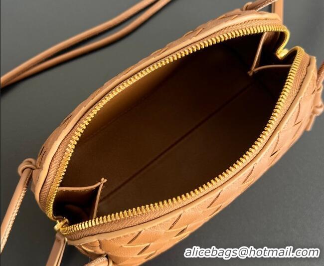 Grade Design Bottega Veneta Intrecciato Leather Concert Pouch Mini Bag 794258 Amber Brown 2026