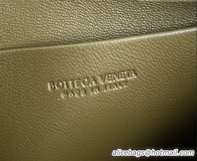 Top Grade Bottega Veneta Intrecciato Suede Concert Pouch Mini Bag 794258 Soil Brown 2026