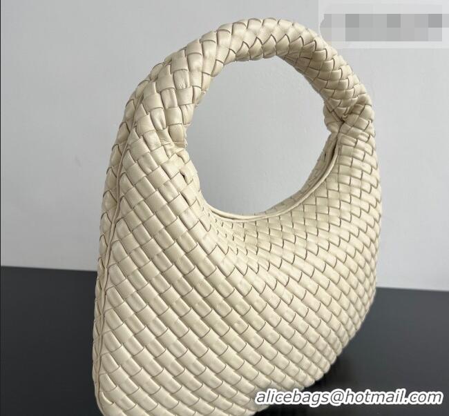 Pretty Style Bottega Veneta Medium Veneta Hobo Bag in Intrecciato Leather 856737 Sea Salt 2026