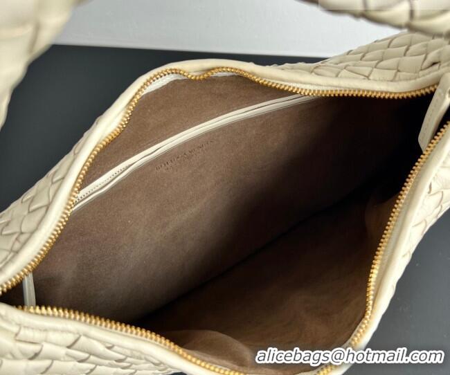 Pretty Style Bottega Veneta Medium Veneta Hobo Bag in Intrecciato Leather 856737 Sea Salt 2026