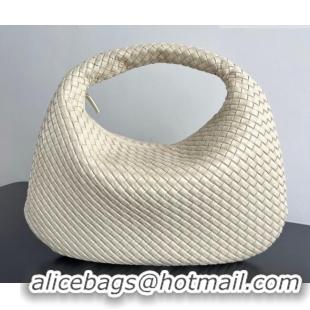 Promotional Bottega Veneta Maxi Veneta Hobo Bag in Intrecciato Leather 856739 Sea Salt 2026