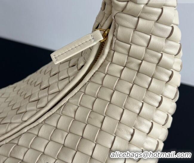 Promotional Bottega Veneta Maxi Veneta Hobo Bag in Intrecciato Leather 856739 Sea Salt 2026