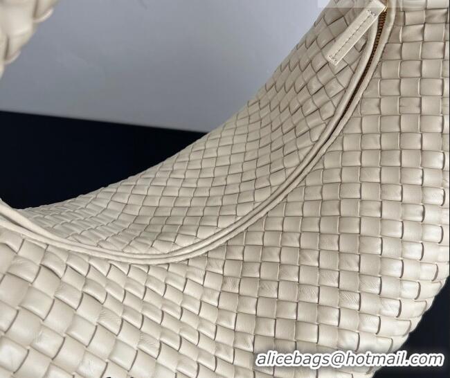 Promotional Bottega Veneta Maxi Veneta Hobo Bag in Intrecciato Leather 856739 Sea Salt 2026