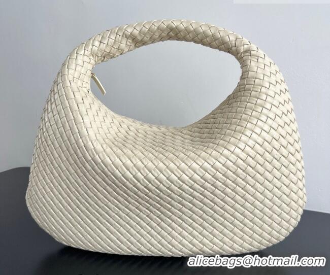 Promotional Bottega Veneta Maxi Veneta Hobo Bag in Intrecciato Leather 856739 Sea Salt 2026