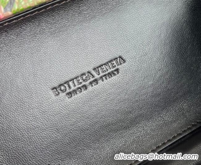 Grade Design Bottega Veneta Classic Knot Clutch in Flora Calf Leather BV040166 Pink/Orange/Yellow/Black 2026
