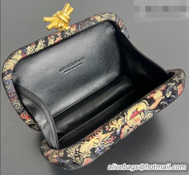 Best Quality Bottega Veneta Classic Knot Clutch in Jacquard Velvet BV040161 Gold/Red/Blue/Black 2026