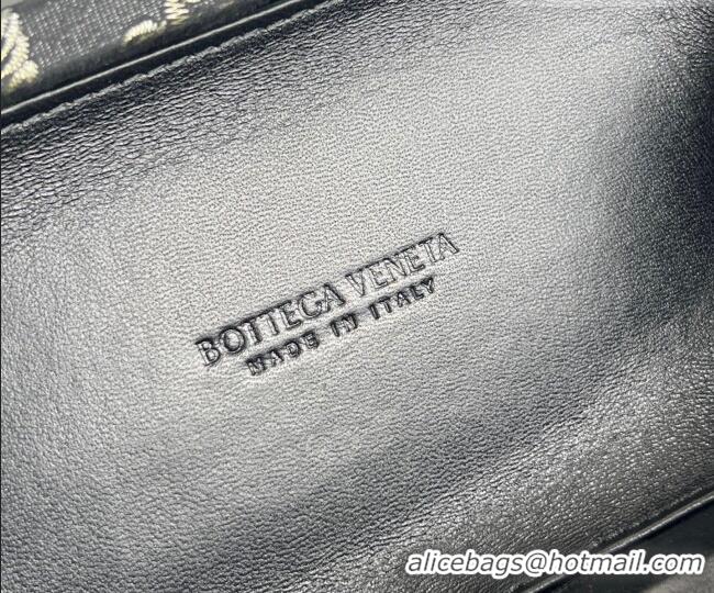 Top Design Bottega Veneta Classic Knot Clutch in Jacquard Velvet BV040165 Gold/Silver/Black 2026