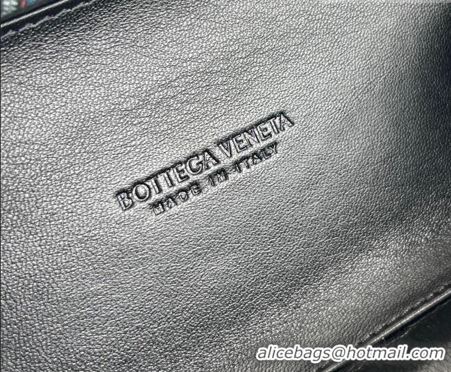 Best Price Bottega Veneta Classic Knot Clutch in Jacquard Velvet BV040162 Blue/Red/Black 2026