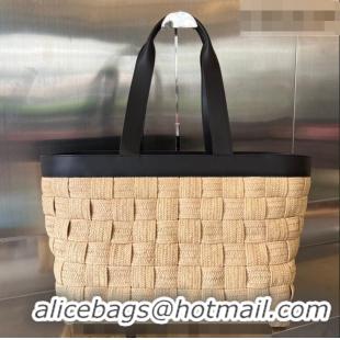 Particularly Recommended Bottega Veneta Raffia Straw Tote Bag 730847 Beige 2026