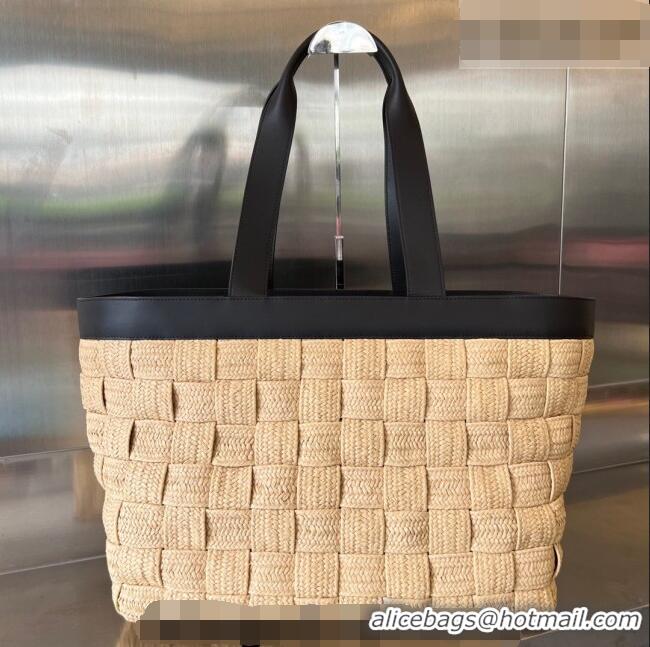Particularly Recommended Bottega Veneta Raffia Straw Tote Bag 730847 Beige 2026