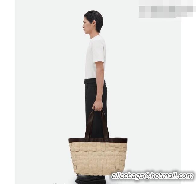 Particularly Recommended Bottega Veneta Raffia Straw Tote Bag 730847 Beige 2026
