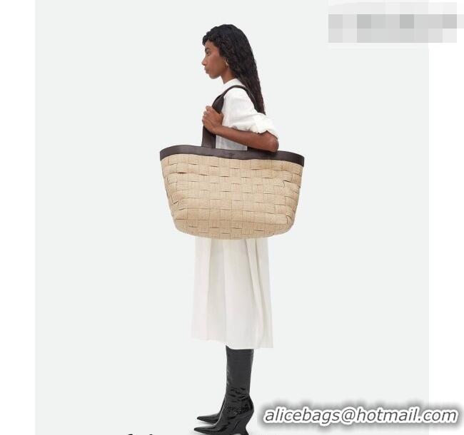 Particularly Recommended Bottega Veneta Raffia Straw Tote Bag 730847 Beige 2026