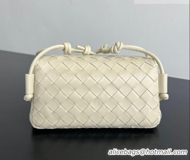 Pretty Style Bottega Veneta Notturno Mini Bag in Intrecciato Leather 843893 Sea Salt 2026